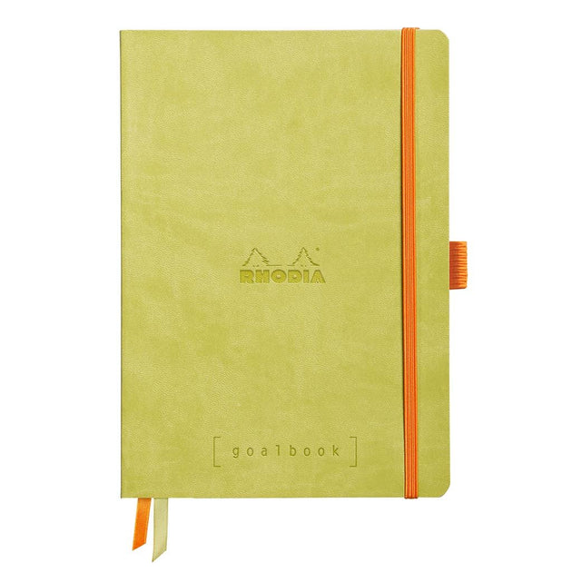 GoalBook Dot Grid Rhodia 117746C Notebooks A5 / Anise