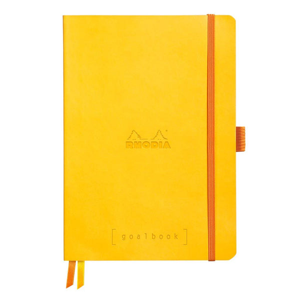 GoalBook Dot Grid Rhodia 117756C Notebooks A5 / Daffodil Yellow