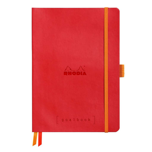 GoalBook Dot Grid Rhodia 117753C Notebooks A5 / Poppy Red