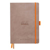 GoalBook Dot Grid Rhodia 117744C Notebooks A5 / Taupe Brown