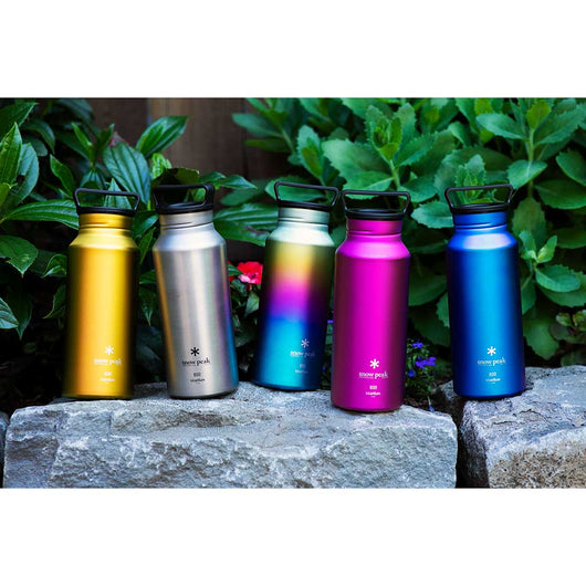 Snow Peak | Aurora Bottle | Drinks Bottle | Titanium | WildBounds