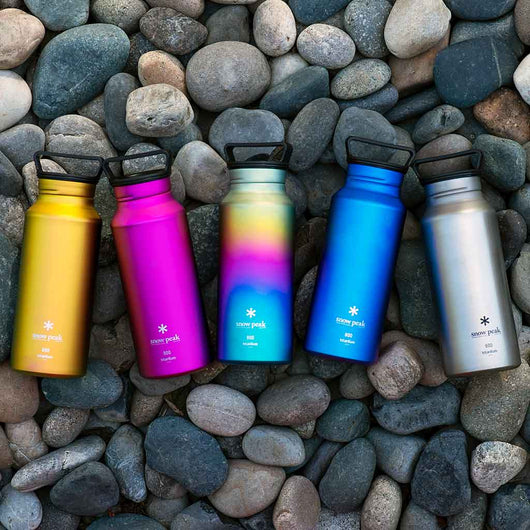 Snow Peak | Aurora Bottle | Drinks Bottle | Titanium | WildBounds