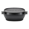 Micro Oval Cast Iron Oven Snow Peak CS-503R Dutch Ovens One Size / Black