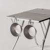 Stainless Steel My Table Snow Peak LV-039 Outdoor Tables One Size / Silver