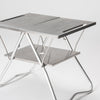 Stainless Steel My Table Snow Peak LV-039 Outdoor Tables One Size / Silver