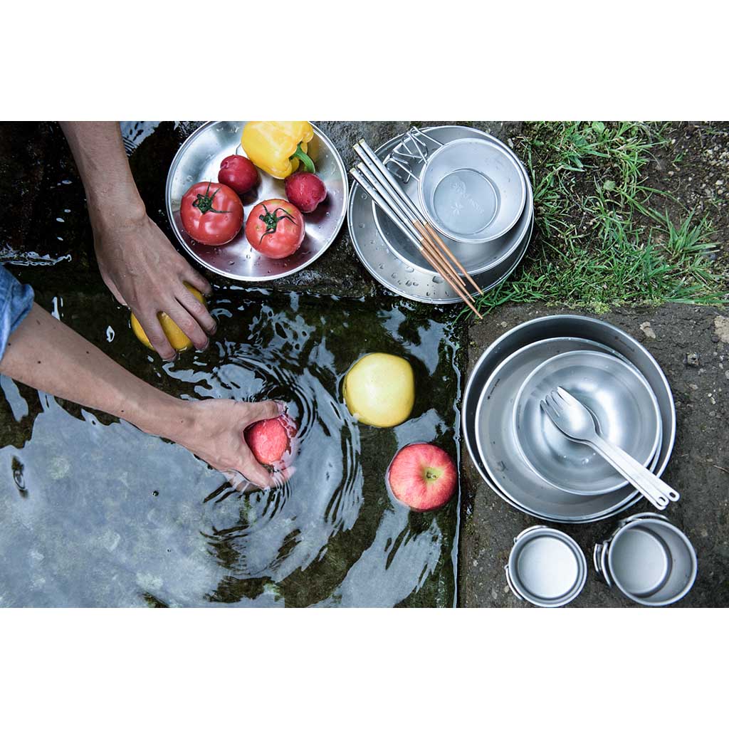 Tableware Set Snow Peak TW-021 Tableware One Size / Silver