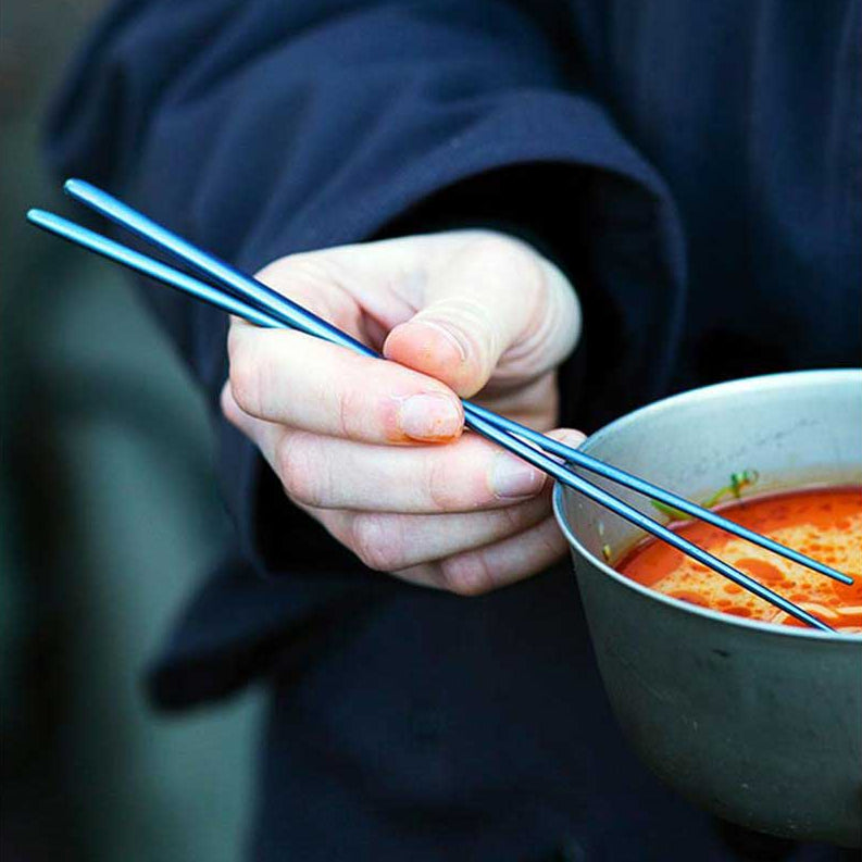 Titanium Chopsticks Snow Peak SCT-115-BL Chopsticks One Size / Blue