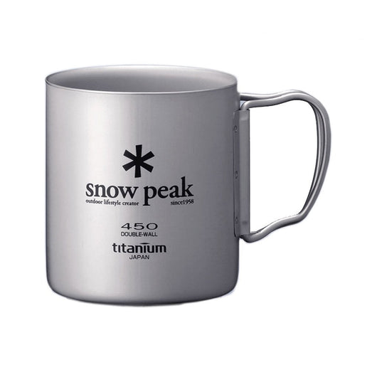 Snow Peak | Titanium Double Wall Mug 450 ml | Camp Mug | WildBounds