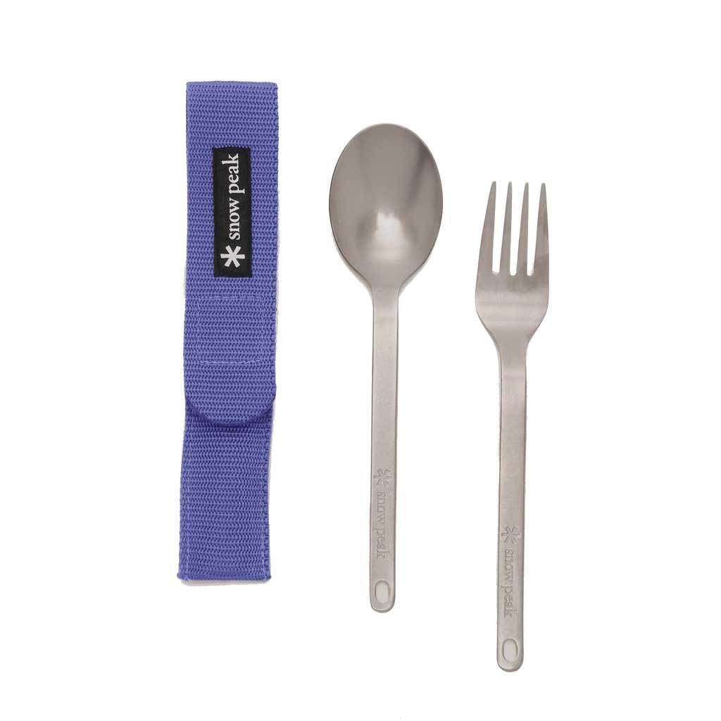 Titanium Fork &amp; Spoon Set