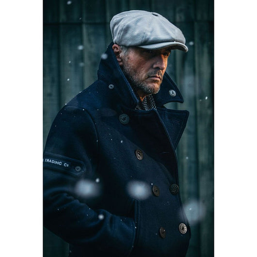 [Ⓜ︎asako様]OVERCOAT Melton Notch Coat NAVY Navy Arden Tweed Coat | Women's Jackets & Outerwear | J