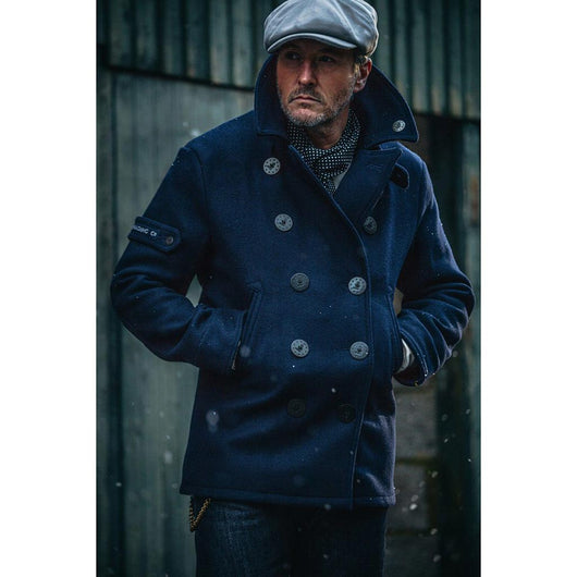マディソンブルー　BIG PEA COAT ネイビー RV KNEE LENGTH PEA COAT | 2022FW | MADISONBLUE