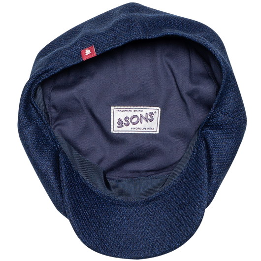 SONS The London Baker Boy Hat Baker Boy Cap Mens Blue Baker Boy WildBounds