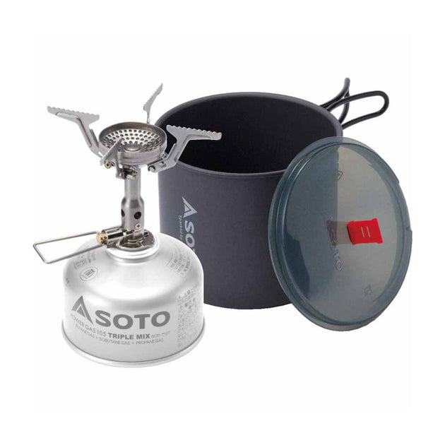 Amicus New River Combo SOTO Outdoors OD-1NV-NR Camping Stoves One Size / Grey