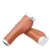 Ergonomic Leather Grips Temple Cycles TS-ERGRIP-LB Grips One Size / Light Brown