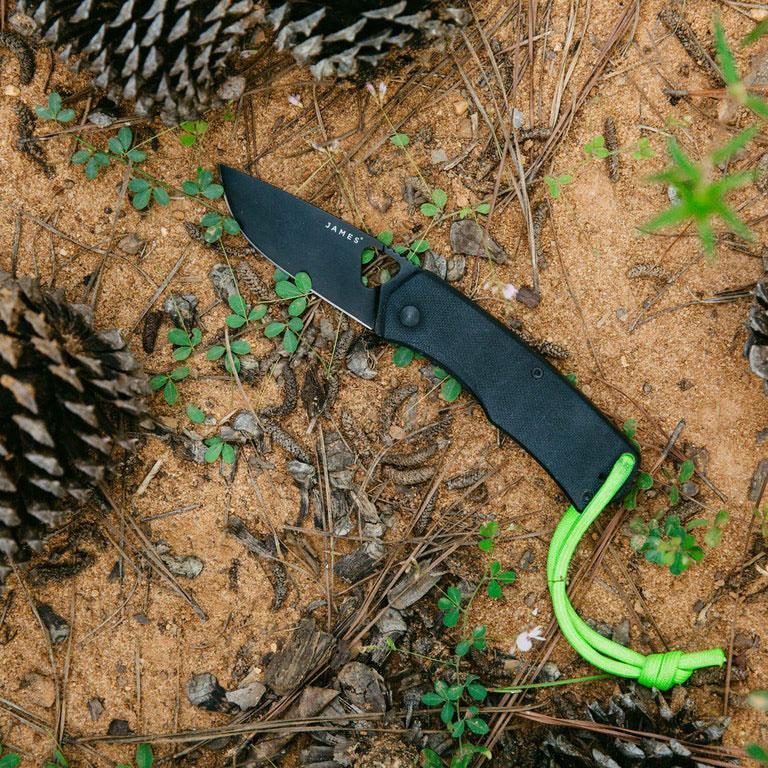 The Folsom The James Brand KN112114-00 Pocket Knives One Size / Black/Stainless
