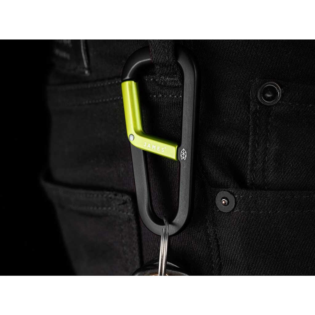 The Hardin The James Brand ES204940-10 Keyrings One Size / Black/Electric Moss