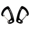 Carabiner | Set of 2 Ticket to the Moon TMBINER06 Hammocks Accessories 6kN / Black