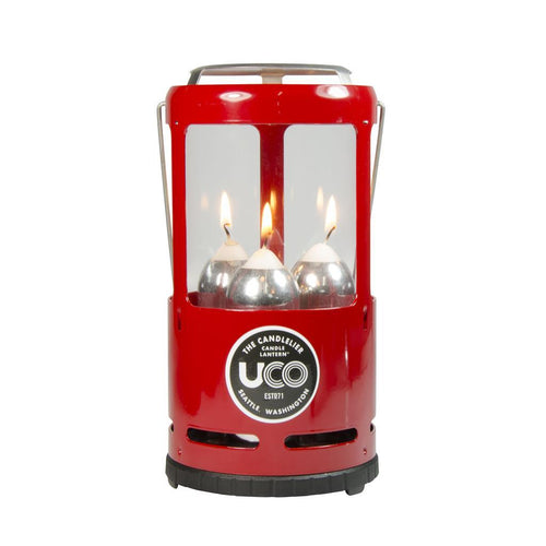 9 Hour 3 Candle Candlelier Lantern UCO Gear UCO7RED Lanterns One Size / Red
