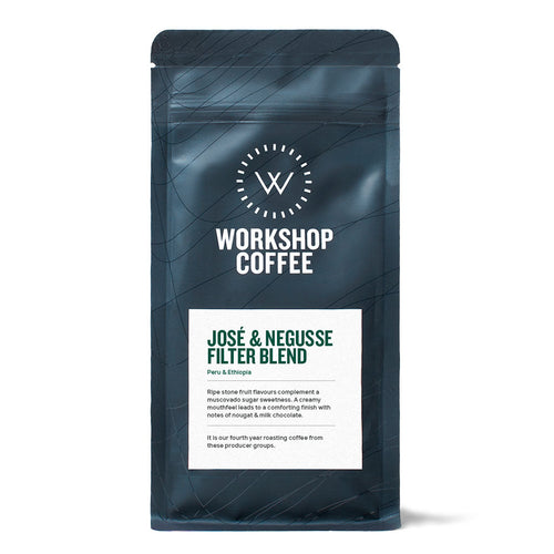 Jose & Neguesse Filter Blend | Whole Bean Workshop Coffee JOSE-NEGUSSE-FILTER-250 Filter Coffee 250g / Jose & Neguesse